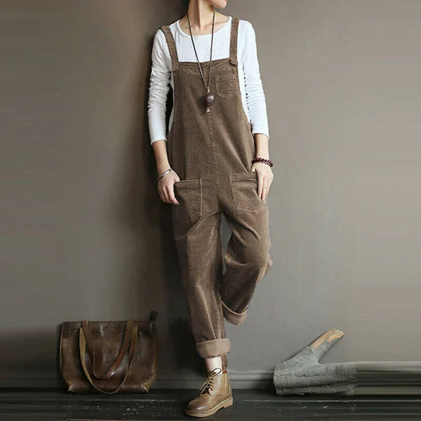 Lässiger Damen-Jumpsuit aus Cord