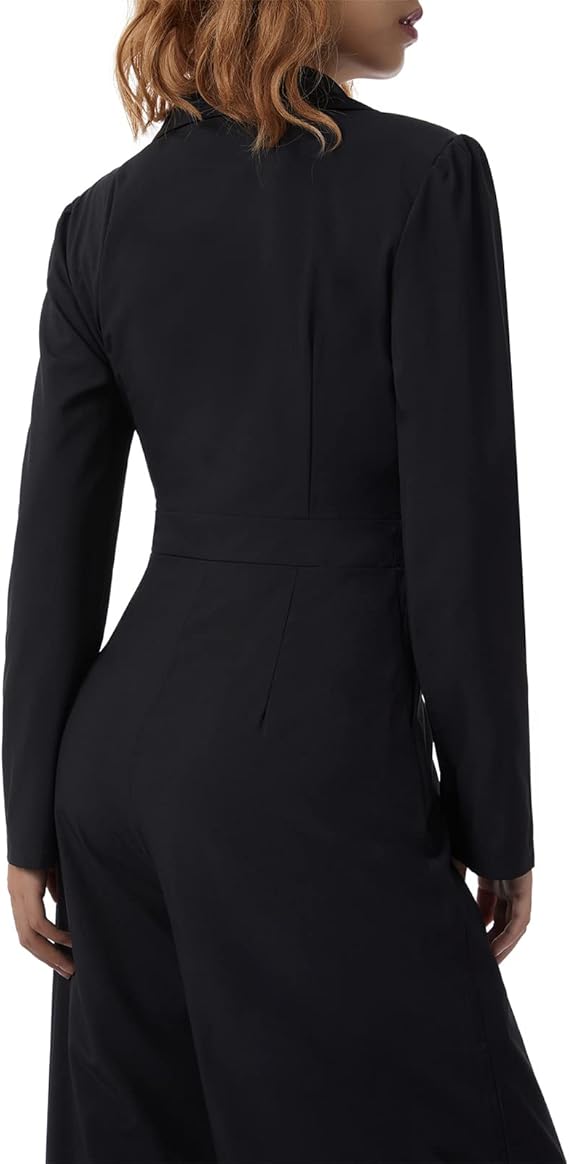 Langärmeliger Damen-Jumpsuit mit schmaler Passform