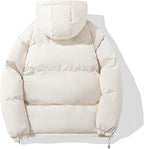 Warme Damen-Kapuzenjacke im klassischen Design