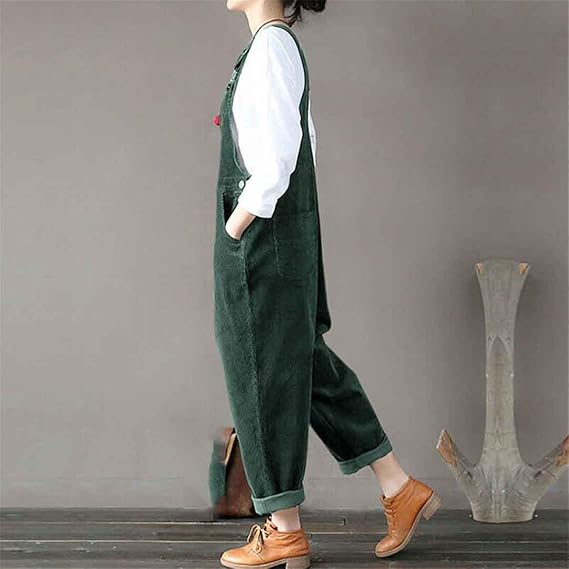 Lässiger Damen-Jumpsuit aus Cord