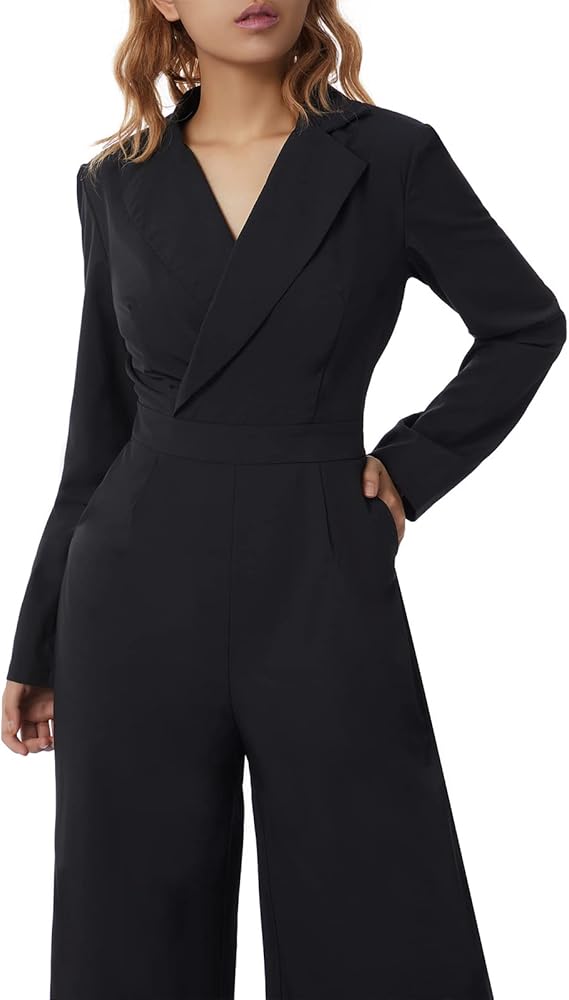 Langärmeliger Damen-Jumpsuit mit schmaler Passform