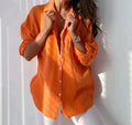 Schöne Damen-Hemdbluse für Frühling und Sommer