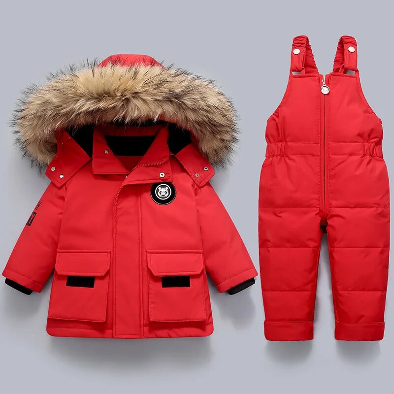 Kinder-Set aus Jacke und Overall