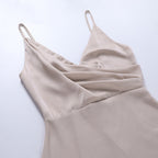 Damen-Sommerkleid aus Satin im Ibiza-Stil