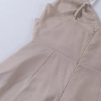 Damen-Sommerkleid aus Satin im Ibiza-Stil