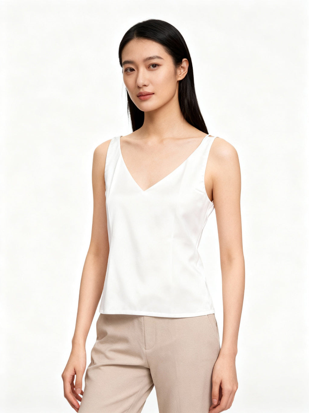 Elegantes Damen-Tanktop in Satin-Optik