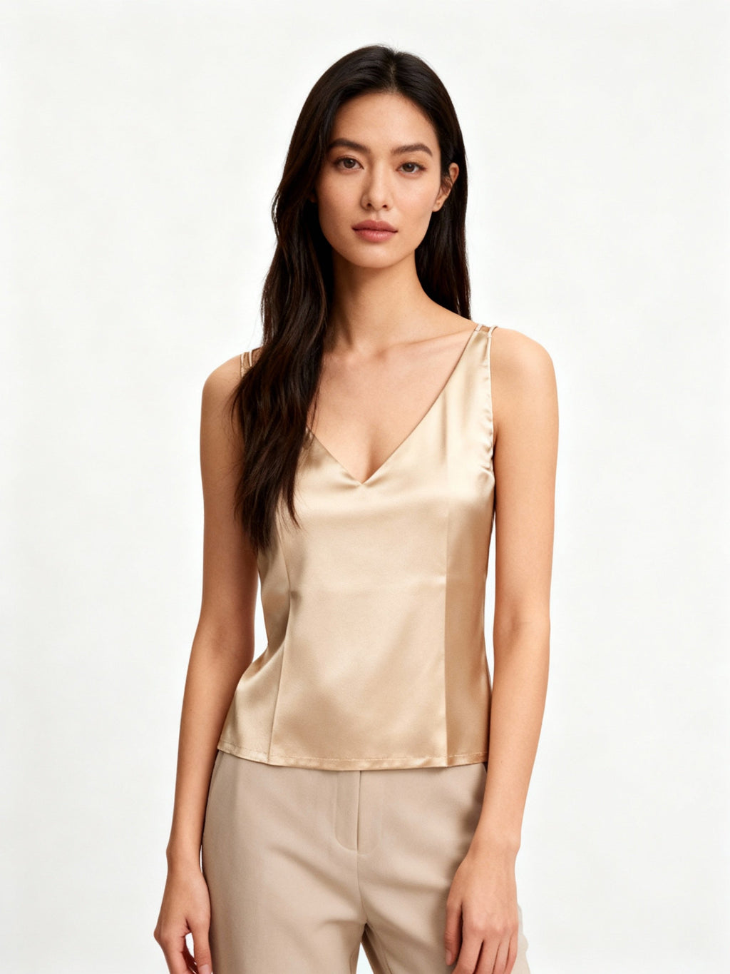 Elegantes Damen-Tanktop in Satin-Optik