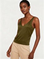Elegantes Damen-Tanktop in Satin-Optik