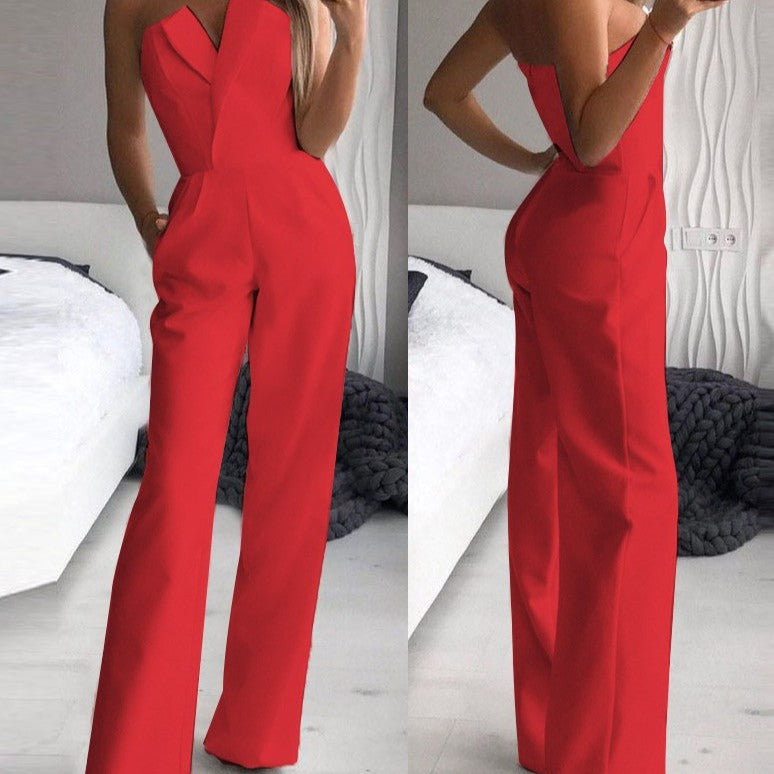 Ärmelloser Damen-Jumpsuit