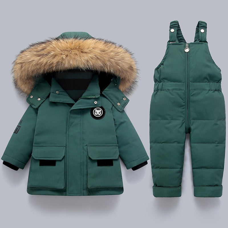 Kinder-Set aus Jacke und Overall