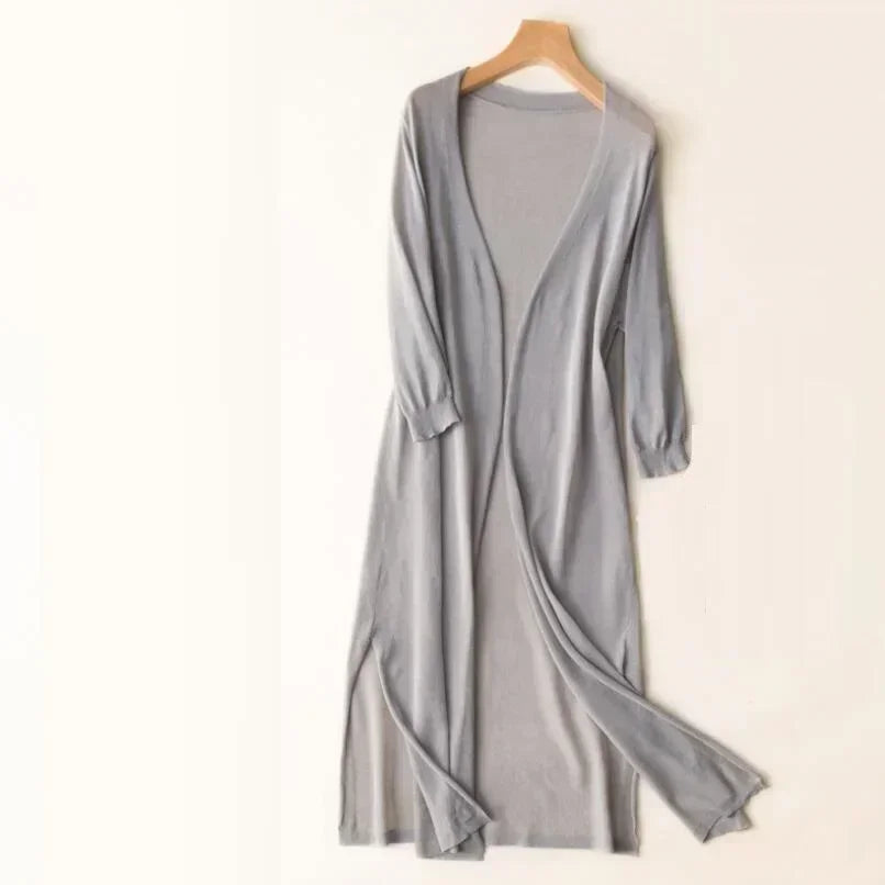 Nele | Leichter langer Cardigan