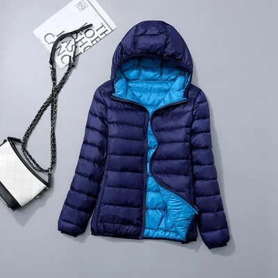 Damen-Wende-Steppjacke