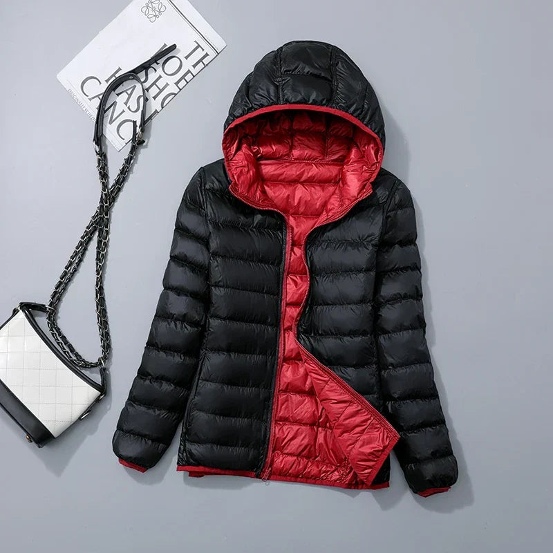 Damen-Wende-Steppjacke