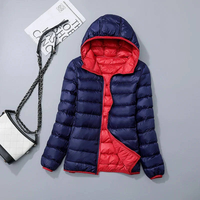 Damen-Wende-Steppjacke