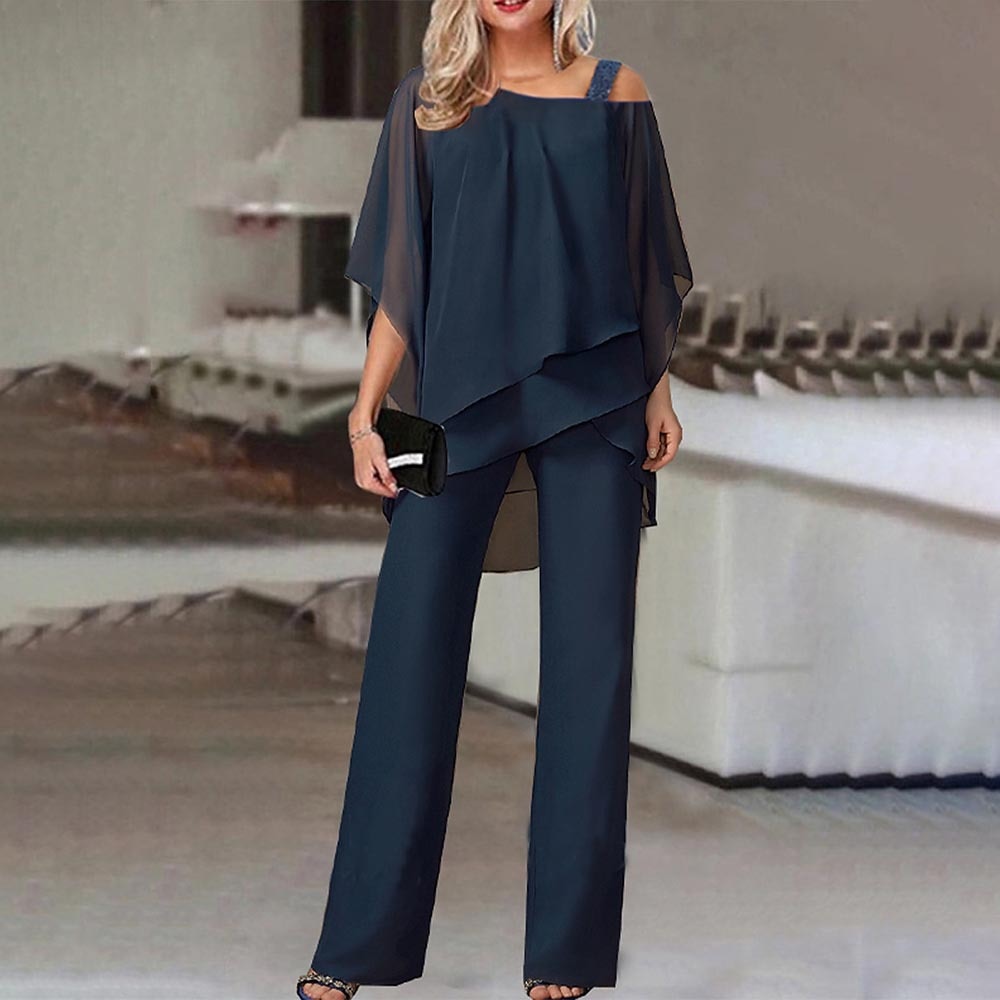 Eleganter Damen-Jumpsuit mit Cold-Shoulder-Design