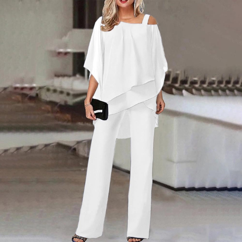 Eleganter Damen-Jumpsuit mit Cold-Shoulder-Design