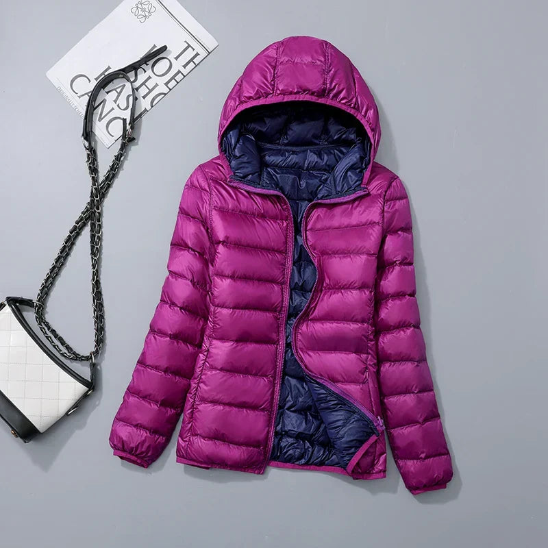 Damen-Wende-Steppjacke