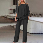 Eleganter Damen-Jumpsuit mit Cold-Shoulder-Design