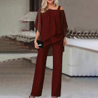 Eleganter Damen-Jumpsuit mit Cold-Shoulder-Design