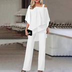 Eleganter Damen-Jumpsuit mit Cold-Shoulder-Design