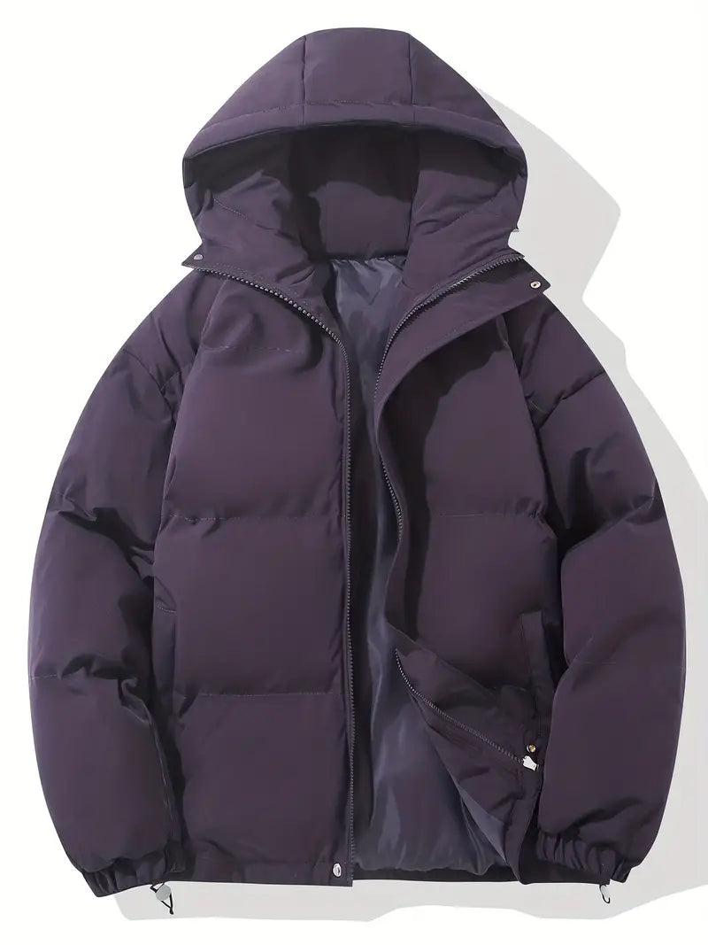 Warme Damen-Kapuzenjacke im klassischen Design