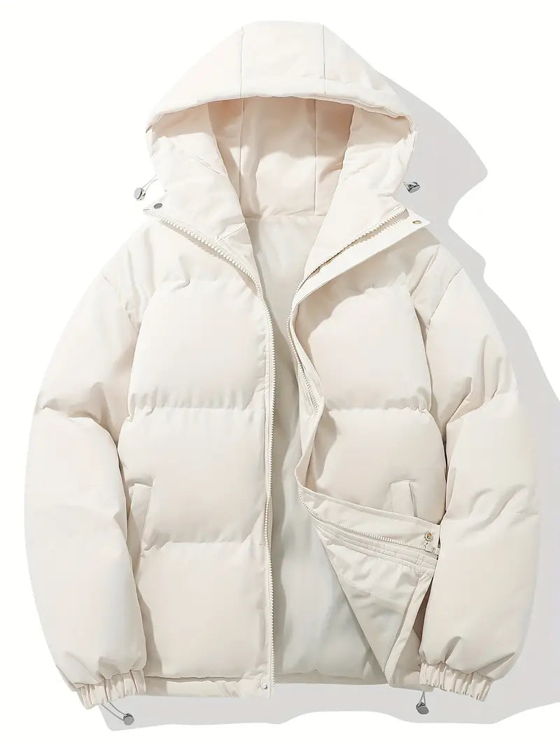 Warme Damen-Kapuzenjacke im klassischen Design