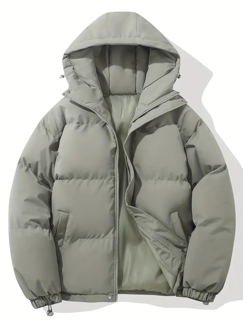 Warme Damen-Kapuzenjacke im klassischen Design