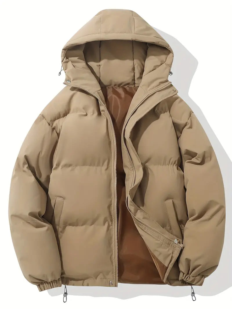 Warme Damen-Kapuzenjacke im klassischen Design