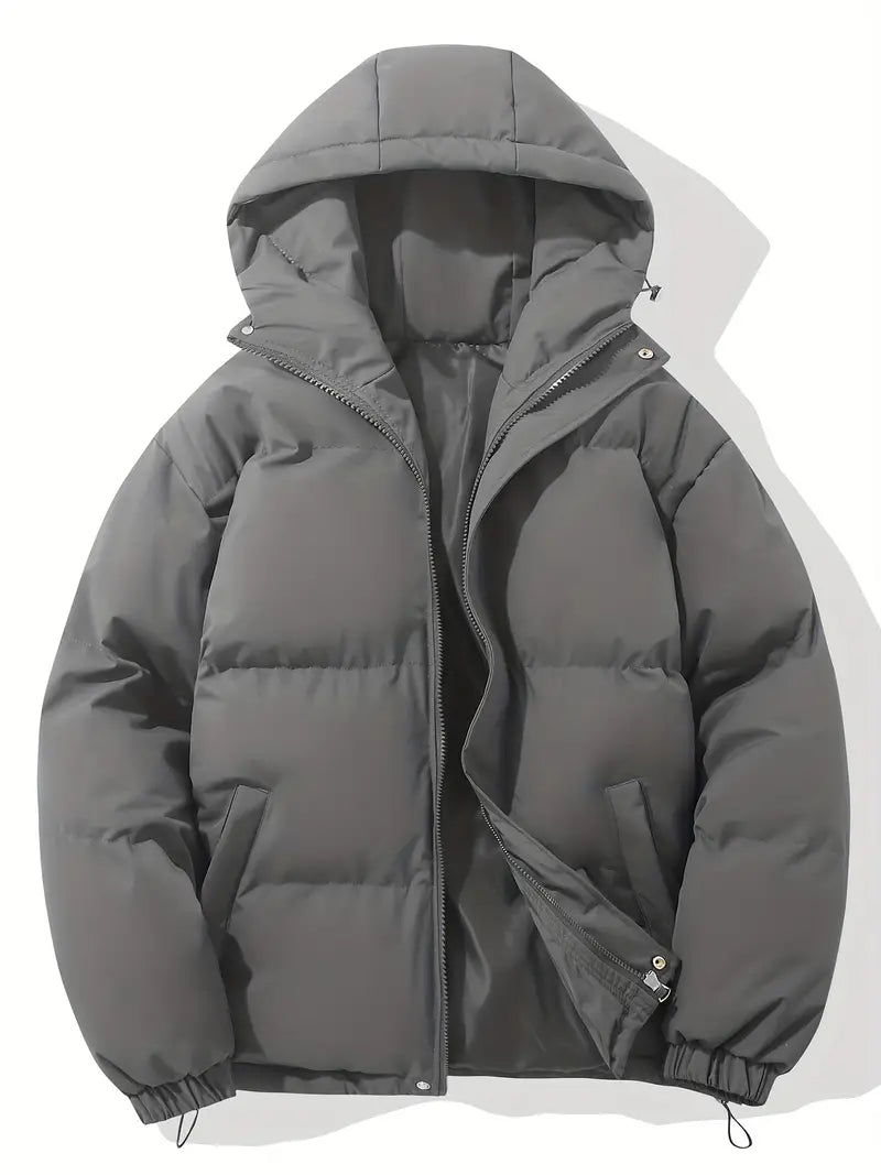 Warme Damen-Kapuzenjacke im klassischen Design