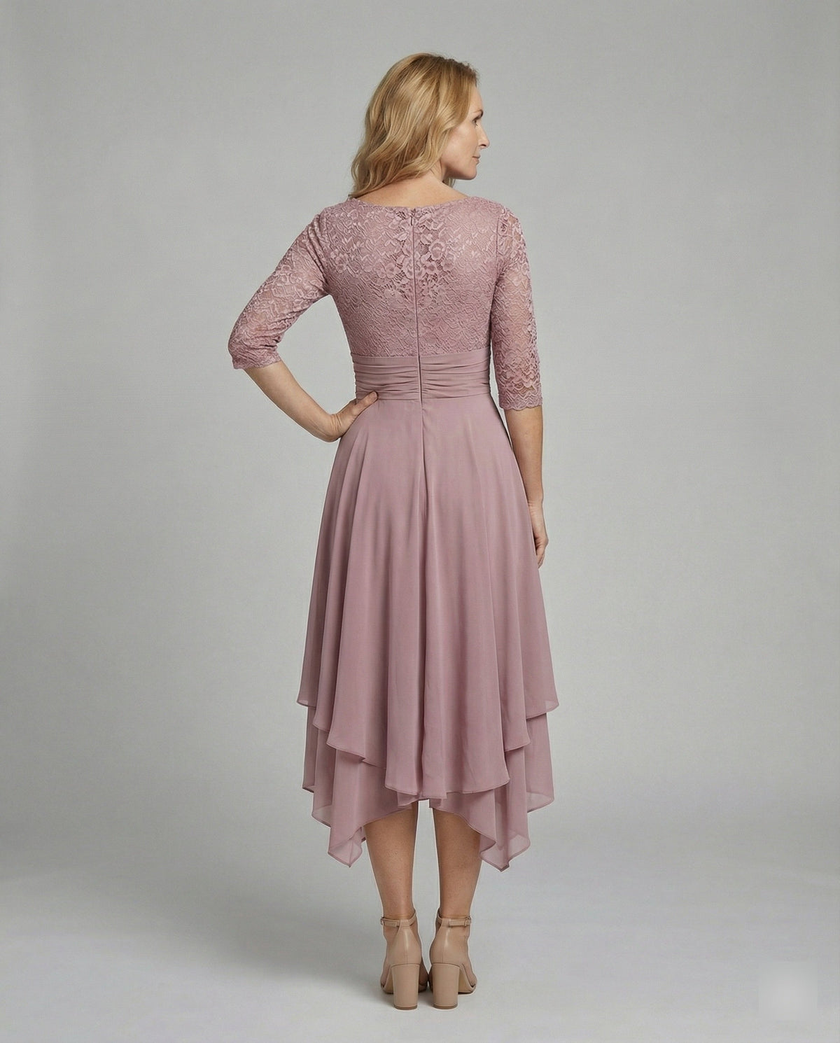 Damenkleid mit lockerer Passform und leichtem Stretch