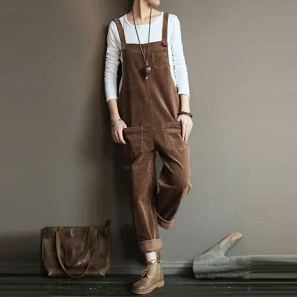 Lässiger Damen-Jumpsuit aus Cord