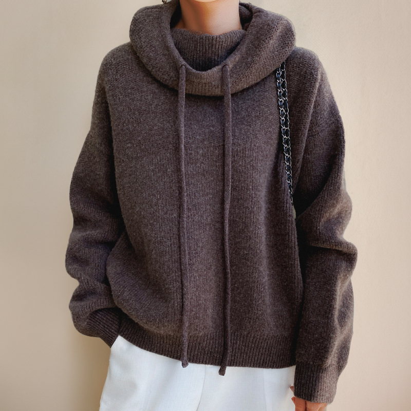Damen Rollkragenpullover aus Merinowolle