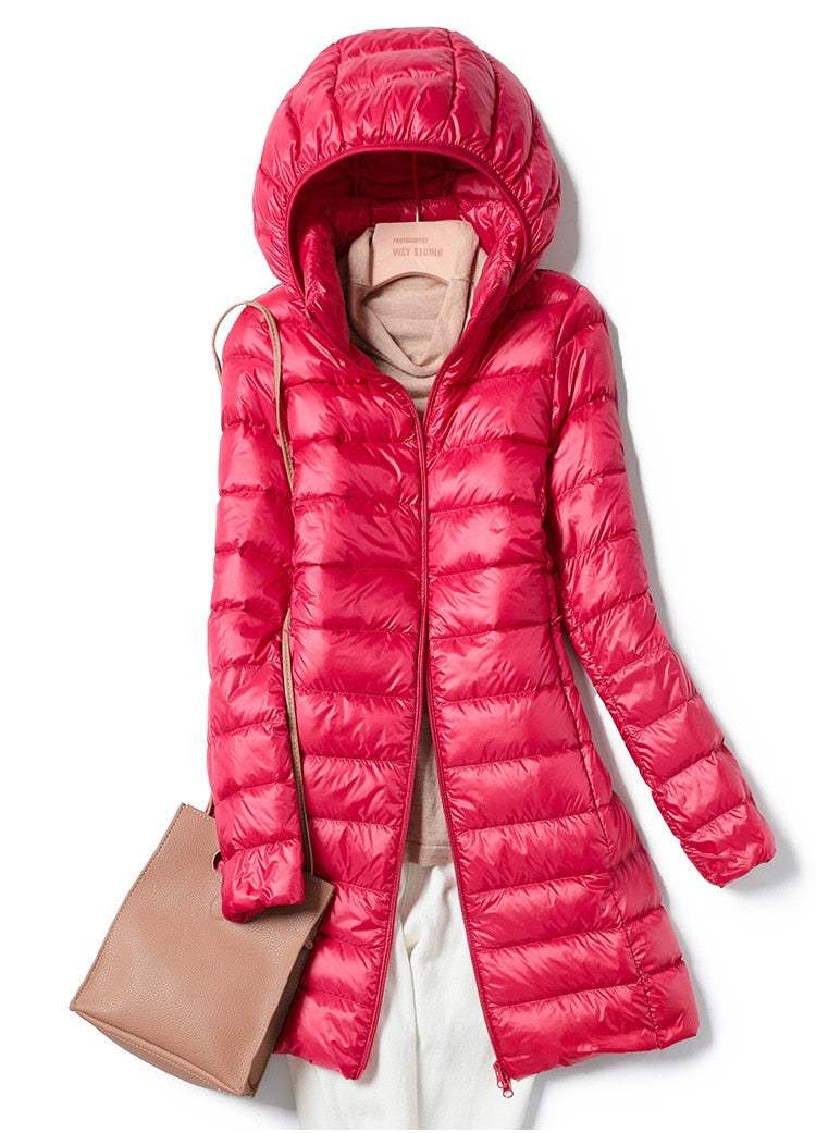 Ultraleichte Damen-Freizeitjacke für Herbst und Winter