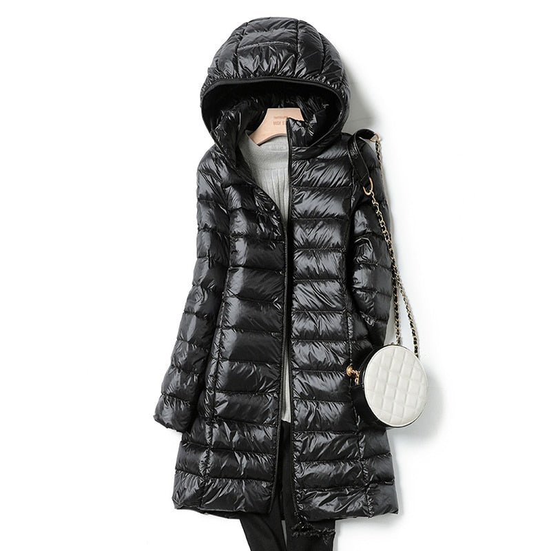 Ultraleichte Damen-Freizeitjacke für Herbst und Winter
