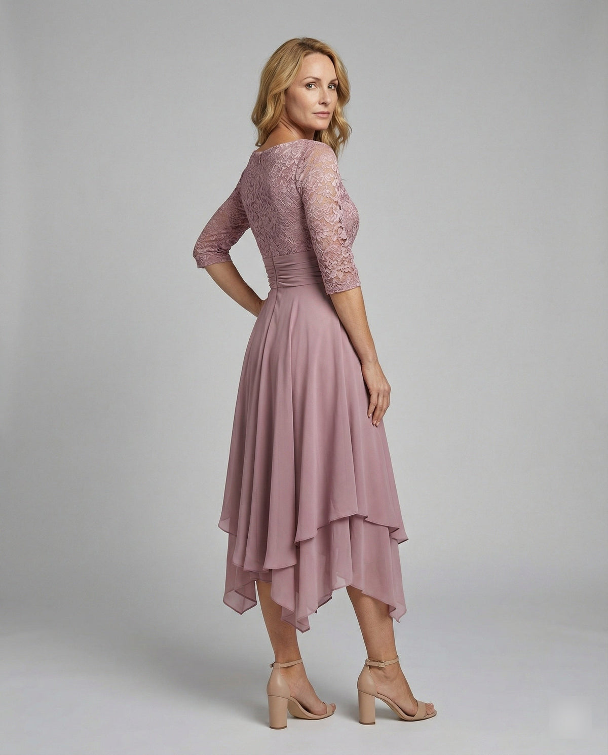 Damenkleid mit lockerer Passform und leichtem Stretch