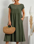 Elegantes Damen-Sommer-Maxikleid