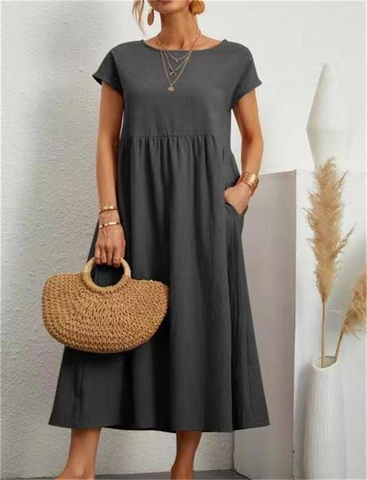 Elegantes Damen-Sommer-Maxikleid
