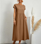 Elegantes Damen-Sommer-Maxikleid