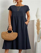 Elegantes Damen-Sommer-Maxikleid