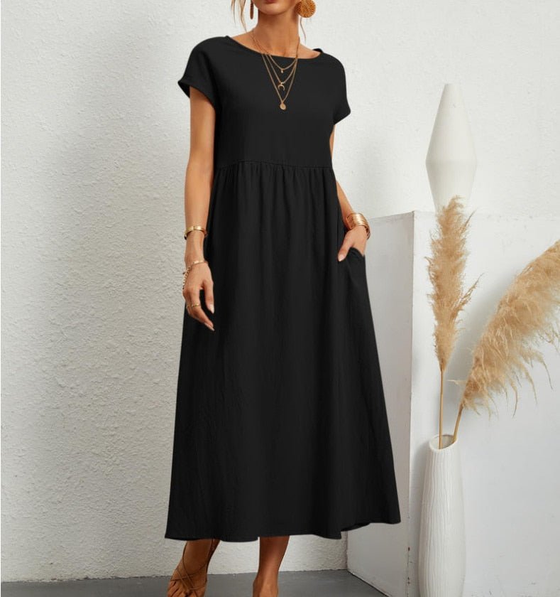 Elegantes Damen-Sommer-Maxikleid