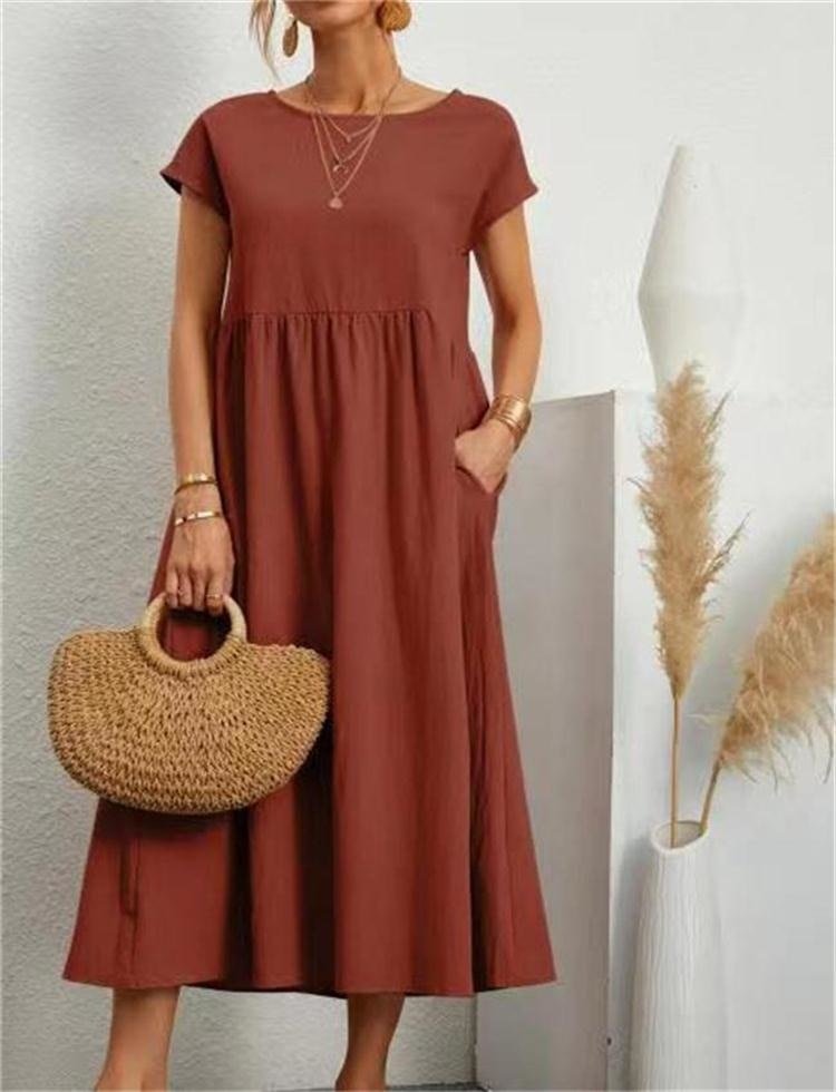 Elegantes Damen-Sommer-Maxikleid