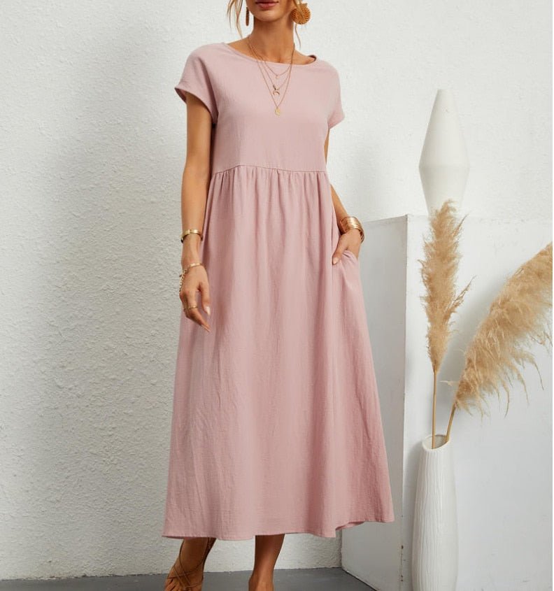 Elegantes Damen-Sommer-Maxikleid