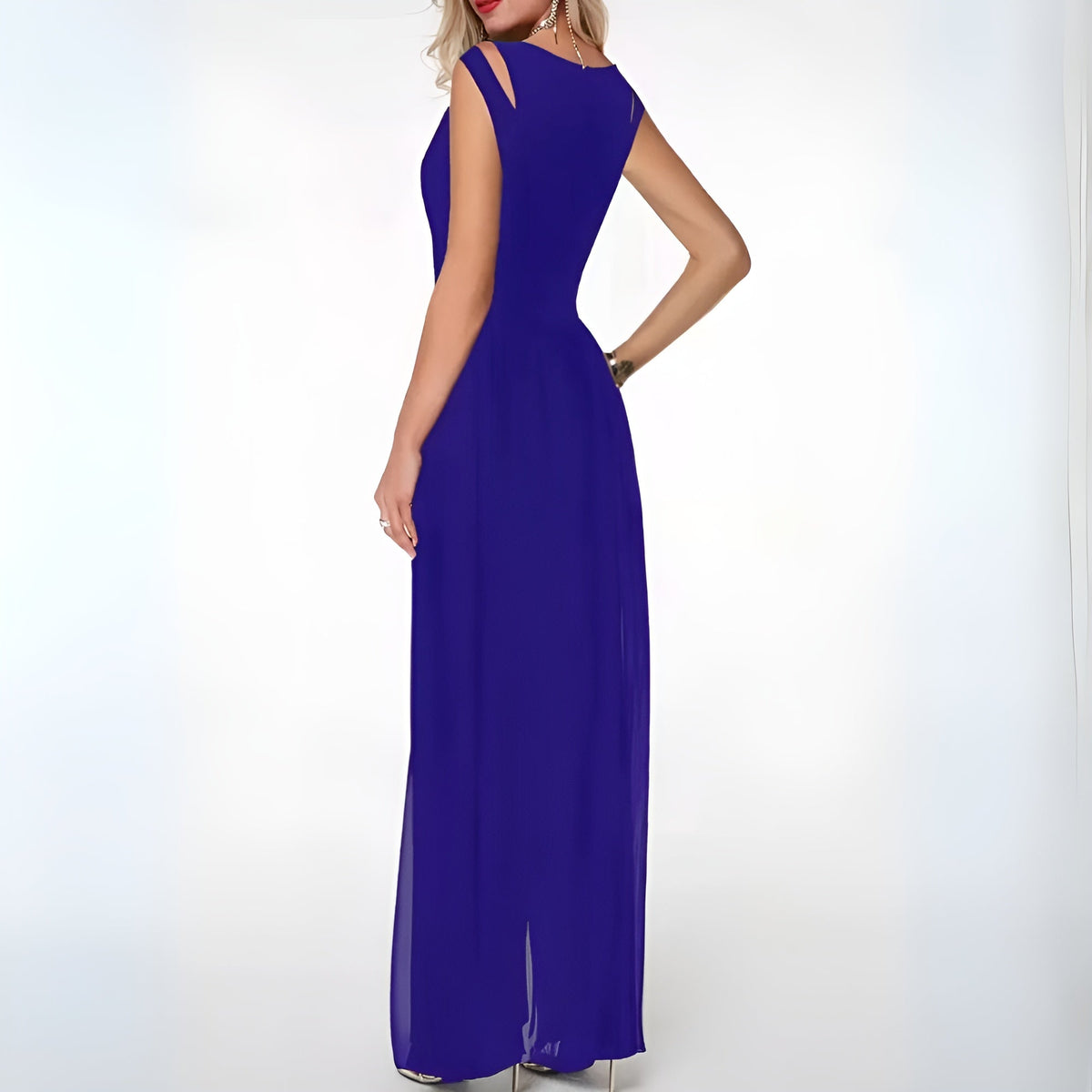 Ärmelloser Damen-Jumpsuit mit Schulterdetail