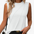 Schmal geschnittene Damen-Sommerbluse