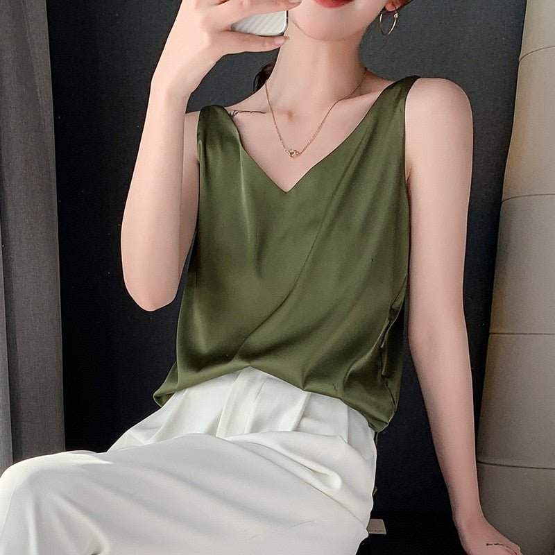 Seidig weiches Damen-Tanktop