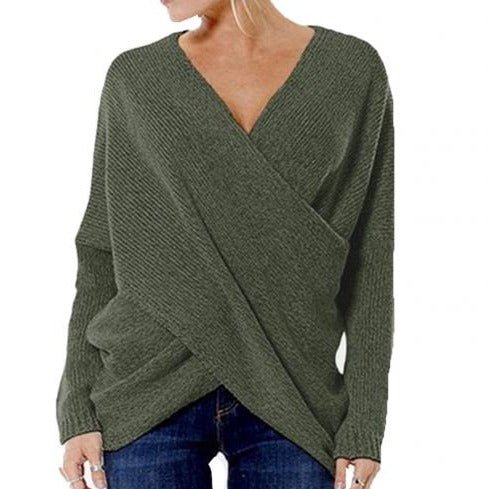 Olga | Gekreuzter Pullover