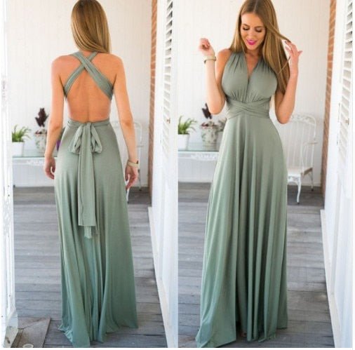 Langes figurbetontes Damen-Abendkleid