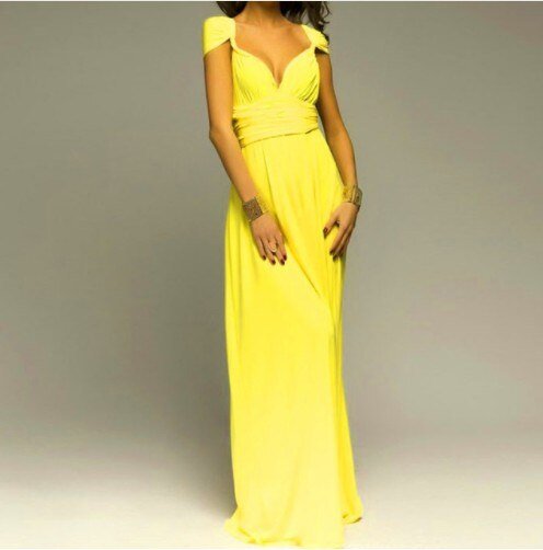 Langes figurbetontes Damen-Abendkleid