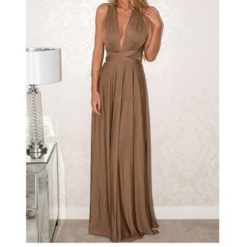 Langes figurbetontes Damen-Abendkleid