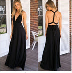 Langes figurbetontes Damen-Abendkleid